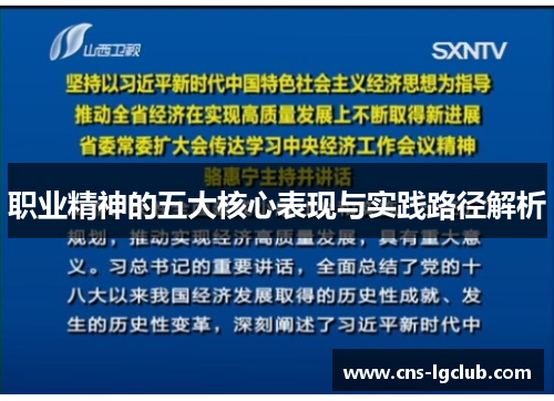 职业精神的五大核心表现与实践路径解析 职业精神的五大核心表现与实践路径解析